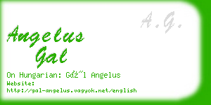 angelus gal business card